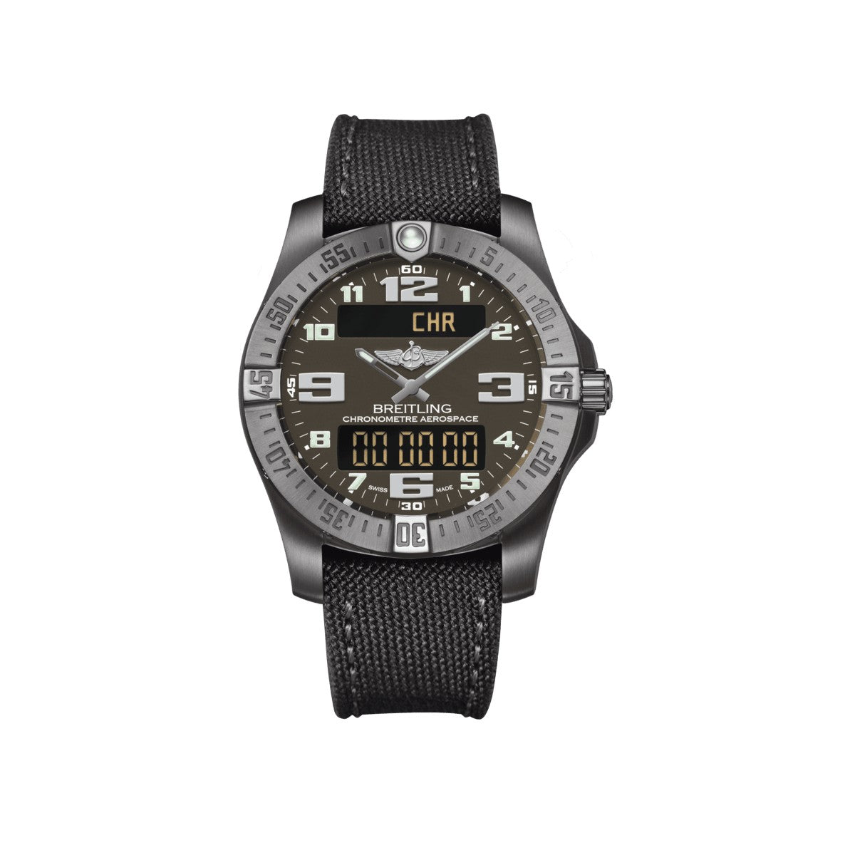 BREITLING AEROSPACE EVO H Q CHR TIT PIEL