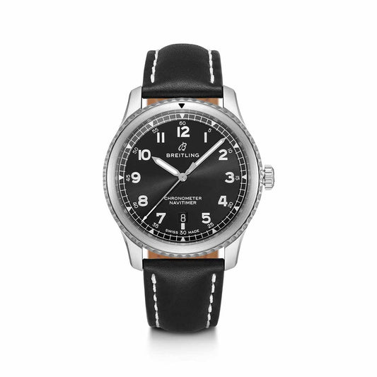 BREITLING NAVITIMER 8 H AUT ACE PIEL NEGRO