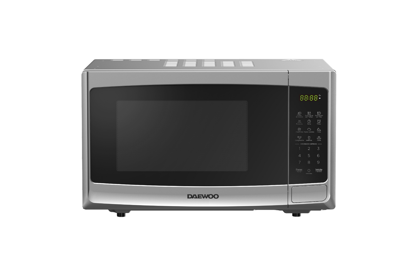 HORNO MICROONDAS DAEWOO MODELO DMDP11S2BG 30L / 1.1 PIES CÚBICOS GRIS